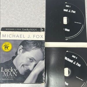Michael J. Fox Lucky Man Audiobook Set